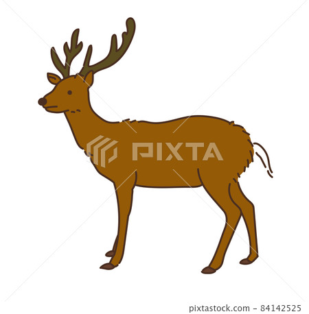 Deer deer only game illustration 84142525