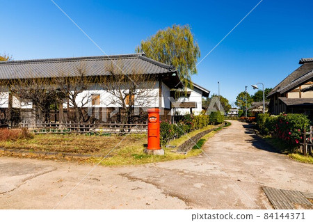 Nanbata Castle Park, Fujimi City, Saitama Prefecture, Suzuki family front gate and mailbox 84144371