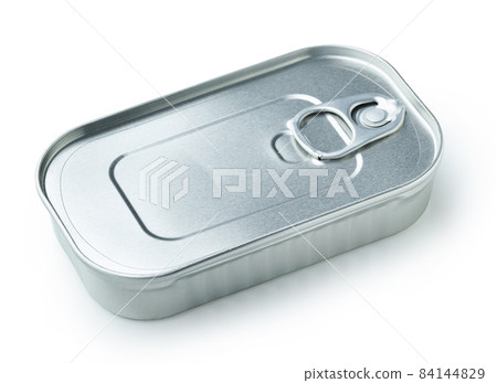 metal can isolated on white 84144829