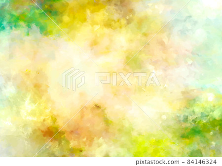 Fantastic green glitter watercolor texture background 84146324