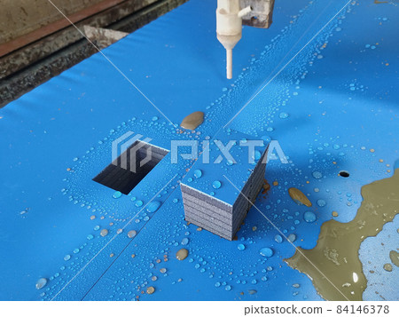 CNC water jet cutting machine modern industrial technology 84146378