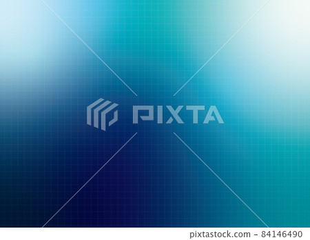 Blue gradation background like the deep sea [square] 84146490