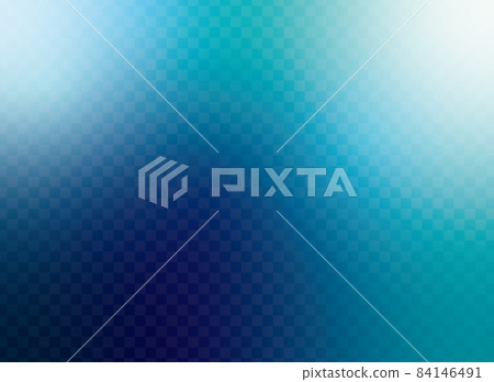 Blue gradation background like the deep sea [checkered pattern] 84146491