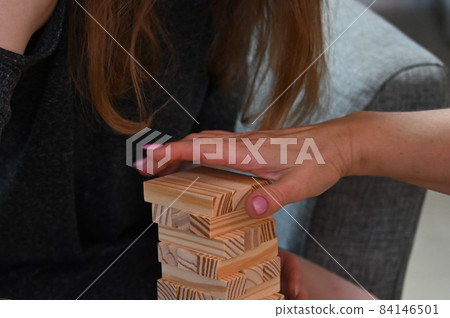 Jumbling tower with clipping path Jumbling tower with clipping path 84146501
