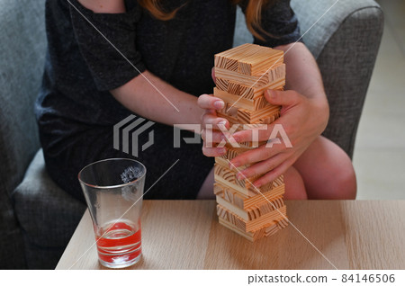 Jumbling tower with clipping path Jumbling tower with clipping path 84146506