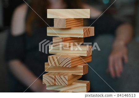 Jumbling tower with clipping path Jumbling tower with clipping path 84146513