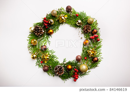 Winter and christmas wreath Winter and christmas wreath 84146619