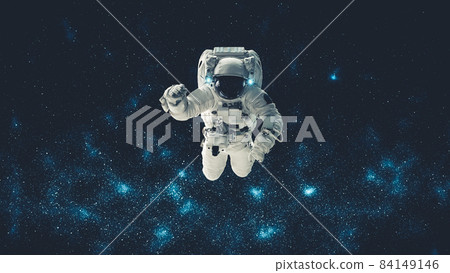 Astronaut spaceman do spacewalk while working for spaceflight mission Astronaut spaceman do spacewalk while working for spaceflight mission 84149146