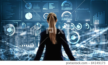 Business intelligence technology and big data analytic mixed media 84149173