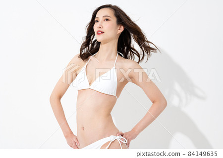 Portrait of a woman in a swimsuit Portrait of a woman in a swimsuit 84149635