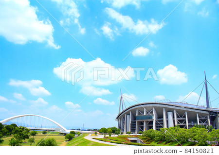 豐田大橋和豐田體育場的風景 84150821