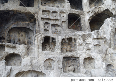 Beautiful scenery of Longmen Grottoes, Luoyang, Henan Province, China Beautiful scenery of Longmen Grottoes, Luoyang, Henan Province, China 84150996