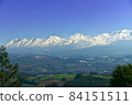 十勝嶽山脈初雪深秋遠景 84151511