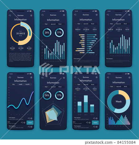 Vector graphics infographics with mobile phone. Template for creating mobile applications, workflow layout, diagram, banner, web design, business reports Vector graphics infographics with mobile phone. Template for creating mobile applications, workflow layout, diagram, banner, web design, business reports 84155084
