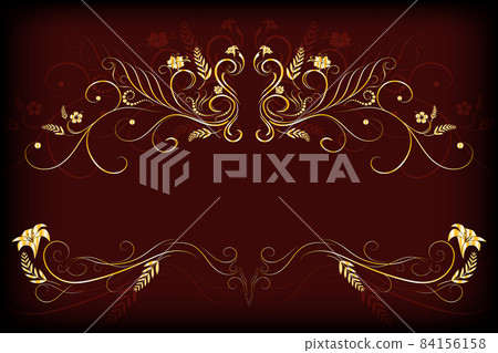 Endless ornamental border for ribbons, fabric, wrapping, wallpaper, tape. Endless ornamental border for ribbons, fabric, wrapping, wallpaper, tape. 84156158