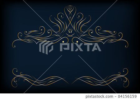 Endless ornamental border for ribbons, fabric, wrapping, wallpaper, tape. Endless ornamental border for ribbons, fabric, wrapping, wallpaper, tape. 84156159