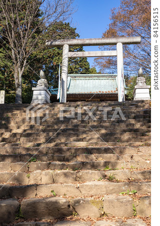 Historic Site Kanayama Castle Ruins Honmaru Nitta Shrine Torii 84156515