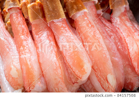 Crab peeled meat (snow crab leg potion thawed). Crab peeled meat (snow crab leg potion thawed). 84157508