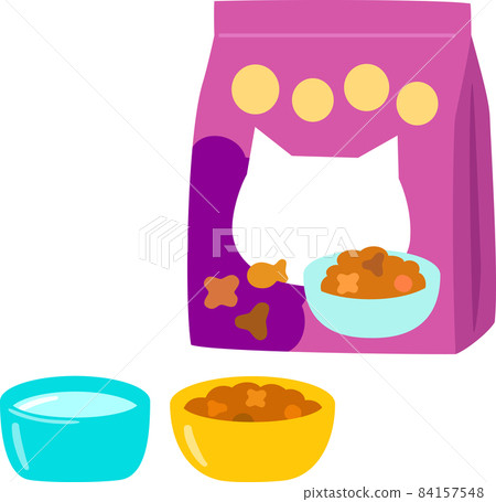 乾式貓糧飲水碗 84157548