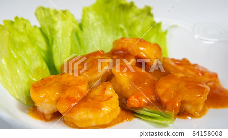 Boiled shrimp chili and shrimp in chili sauce 84158008
