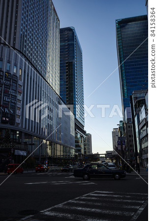 黃昏的城市景觀,梅田,大阪 黃昏的城市景觀,梅田,大阪 84158364