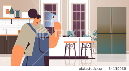 addicted woman using digital gadget girl holding smartphone active in social networks digital addiction 84159986