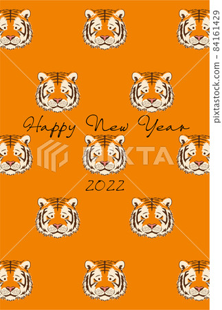 老虎新年賀卡 84161429