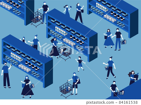 People shopping at the store 84161538