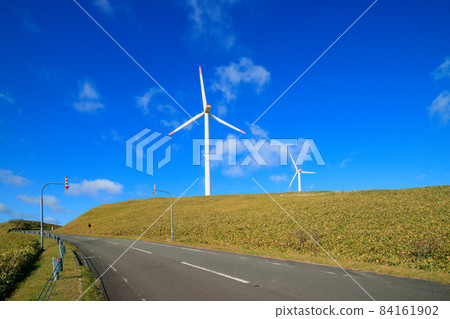 Travel destination clean energy wind power generation 84161902