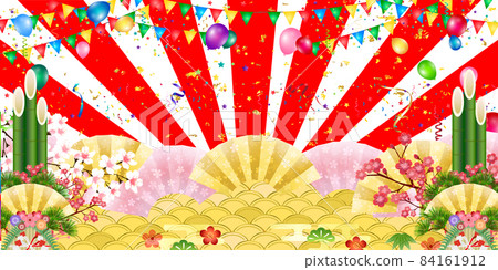 First sale New Year lucky charm background First sale New Year lucky charm background 84161912