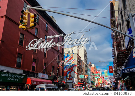 Italia Street in New York Italia Street in New York 84163983