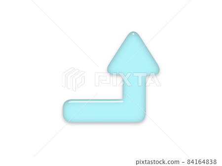 Blue liquid arrow icon Blue liquid arrow icon 84164838
