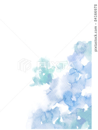 Background with watercolors [pale blue] (vertical / horizontal / vivid / light ver available) 84166978