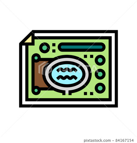 landscape design plan color icon vector illustration landscape design plan color icon vector illustration 84167154