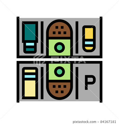 multi-location management services color icon vector illustration multi-location management services color icon vector illustration 84167181