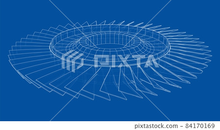 Turbine wheel concept outline Turbine wheel concept outline 84170169