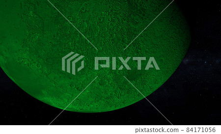 Green Moon Moon Space 3D CG background wallpaper Green Moon Moon Space 3D CG background wallpaper 84171056