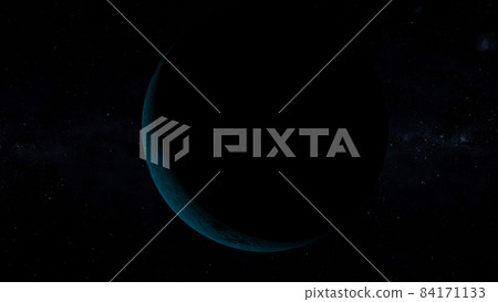 Blue Moon Moon Space 3D CG background wallpaper Blue Moon Moon Space 3D CG background wallpaper 84171133