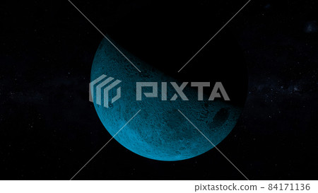 Blue Moon Moon Space 3D CG background wallpaper Blue Moon Moon Space 3D CG background wallpaper 84171136