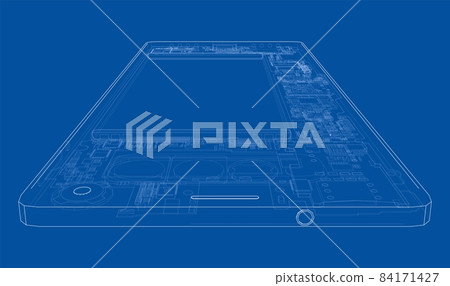 Smartphone concept outline Smartphone concept outline 84171427
