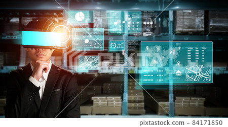 Future virtual reality technology for innovative VR warehouse management 84171850