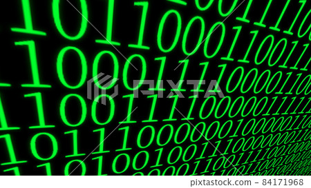 Numbers Binary numbers Random enumeration CG... - Stock Illustration ...