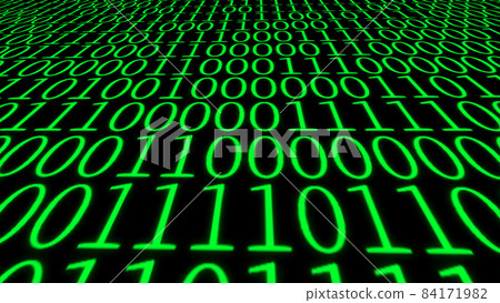 Numbers Binary numbers Random enumeration CG... - Stock Illustration ...