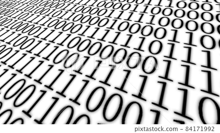 Numbers Binary numbers Random enumeration CG... - Stock Illustration ...