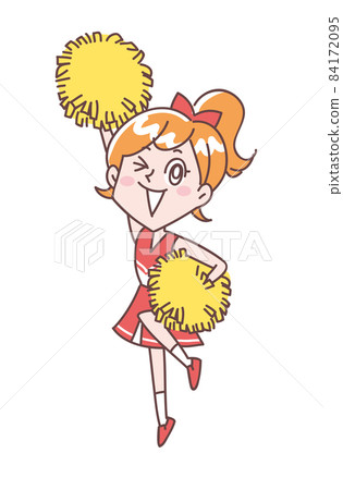 Cheerleader cheering Cheerleader cheering 84172095