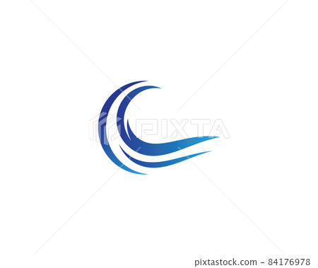 Water wave vector icon Water wave vector icon 84176978