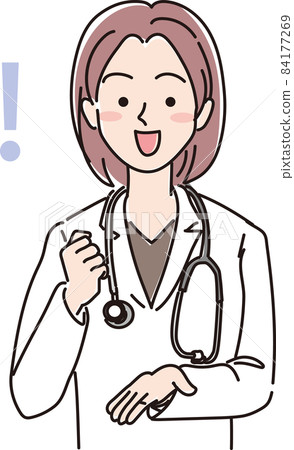 Female doctor _ come up with Female doctor _ come up with 84177269