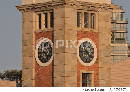 Clock Tower in Tsim Sha Tsui Kowloon, by Victoria Harbour in Hong Kong 13 Nov 2021 Clock Tower in Tsim Sha Tsui Kowloon, by Victoria Harbour in Hong Kong 13 Nov 2021 84179771
