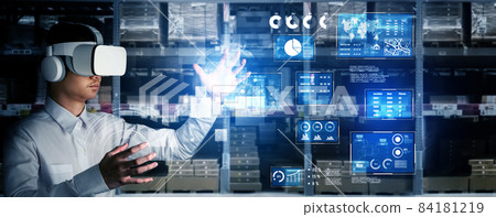 Future virtual reality technology for innovative VR warehouse management 84181219
