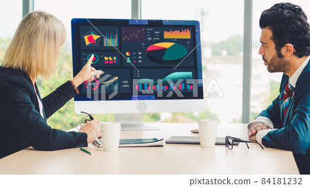 Business data dashboard analysis by ingenious computer software Business data dashboard analysis by ingenious computer software 84181232